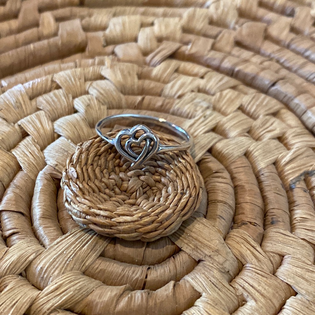 Double Hearted Ring